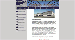 Desktop Screenshot of cobaltbuildings.com