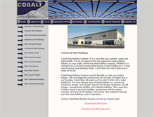 Tablet Screenshot of cobaltbuildings.com
